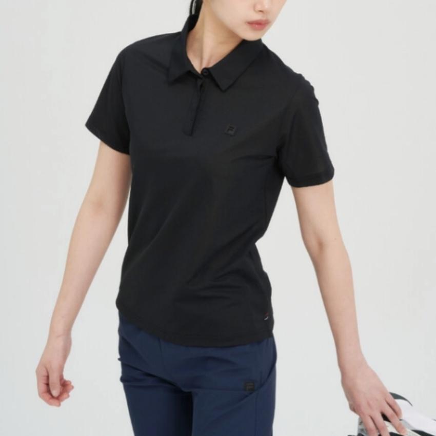 Fila Polo Shirts Unisex Black Thin FS2TSH2232UBLK