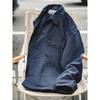 Madden French Style Retro Navy Blue Lapel Spring Overalls