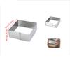 Stainless Steel Square Mousse Cake Mould Cake Ring Dessert Tools Baking Accessories Baking DIY Cookies Baking Mold
