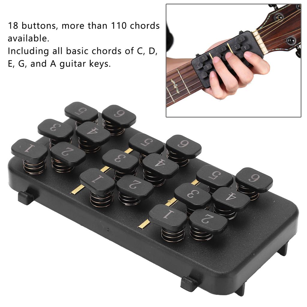 Gitarrenhilfen Gitarrenakkordwechsler Werkzeugset Hilfe Lernsystem Musikinstrument Lehrhilfen für Anfänger Gitarrenakkordwerkzeug