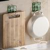Heavy Duty Wall Mounted Washbasin Hook Strong Adhesive No Drilling Sink Organizer Rack for Bathroom RV Use