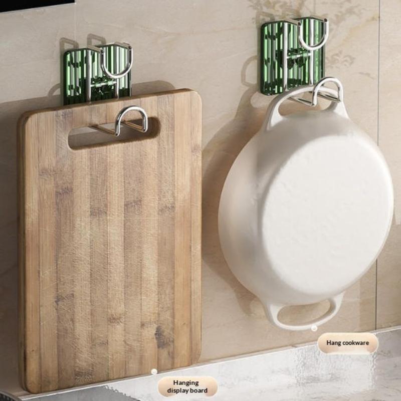 Heavy Duty Wall Mounted Washbasin Hook Strong Adhesive No Drilling Sink Organizer Rack for Bathroom RV Use