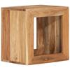 Day and Night - Day and Night Solid Acacia Wood Stool 40x30x40 Cm