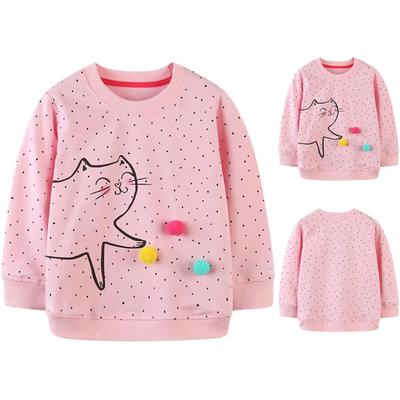 Toddler Girl Boy Sweatshirts Crewneck Long Sleeve Pullover Cotton Graphic Top Sweater Shirts