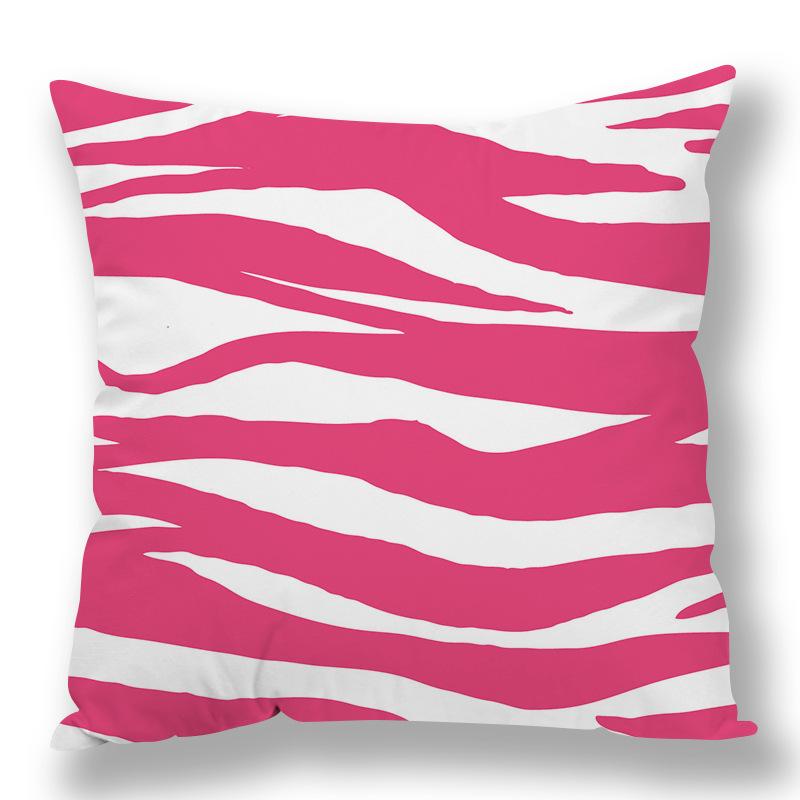 Colored Plaid Geometric Pillow Cover Contrasting Color Creative Pillow Cover Quilt Cover Premium Durable Quality