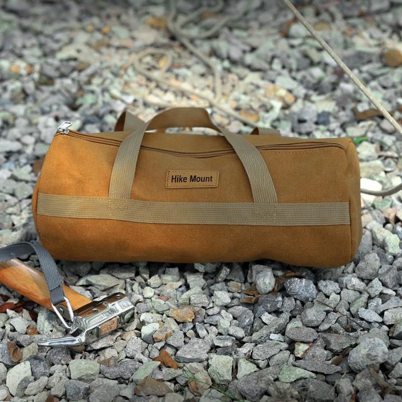 Portable Camping Tool Bag with Ground Stakes, Stake Hammer, and Wind Ropes