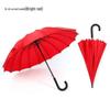 Xiaobu Forest Plain Color 16-Rib Straight Handle Umbrella