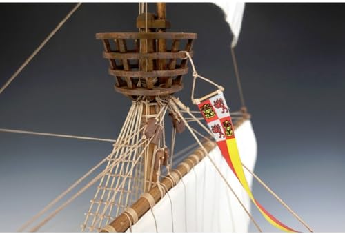 Woody Joe 1/50 Santa Maria Wooden Model Assembly Kit (Ship)
