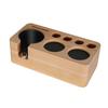 Espresso Tamp Mat Stand Anti Slip Stable for 5158mm Portafilter Worktop Bar Beech