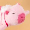 Simulation Slap Bracelet Series Wagging Tail Capybara Plush Wrist Band  Birthday Gift