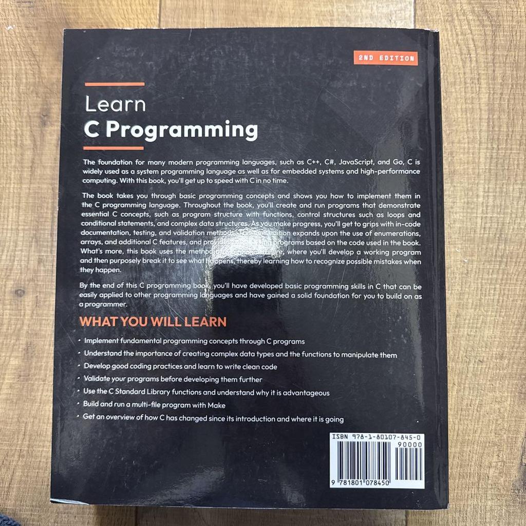 [USED] Learn C Programming 2nd Edition Jeff Szuhay