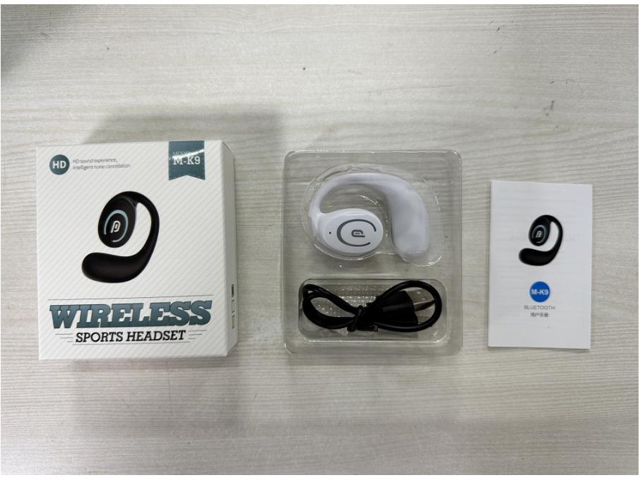 MK9 Ear-hook Bluetooth Earbuds: Open-ear Sport Noise Cancelling Headphones