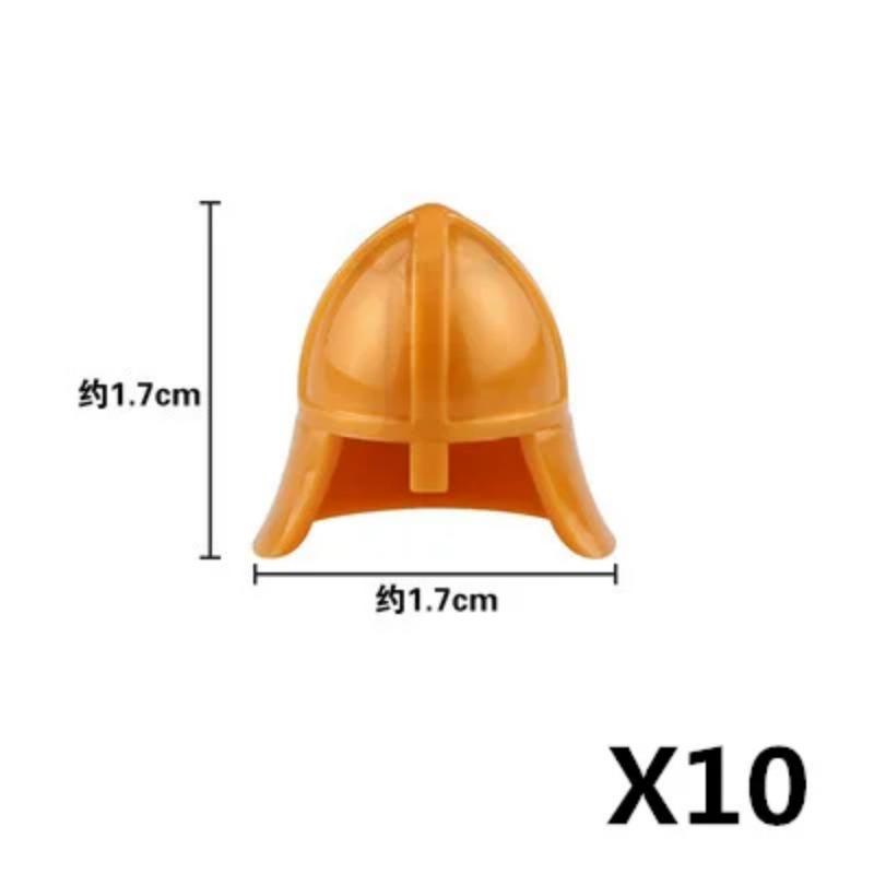 MOC Three Kingdoms Building Blocks Accessories Soldier Weapons Military Shield Sword Helmet Shoulder Armor Wings Mini Brick Toy