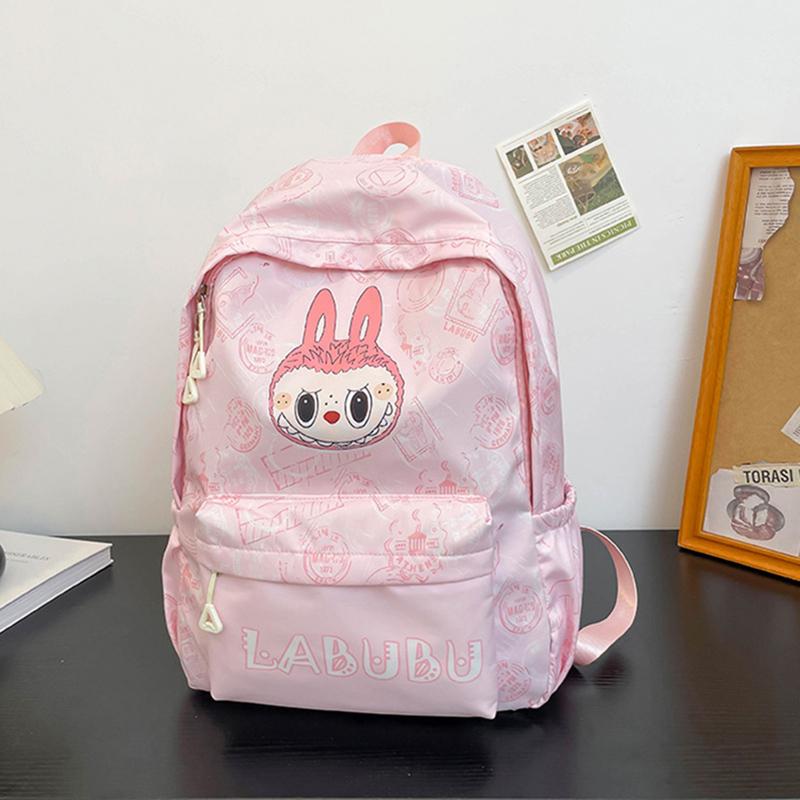 Zaino Scolastico Cartone Animato Labubu Nuovo Zaino Grande Capacità Stampa Studente Ultraleggero Zaino Scolastico Labubu