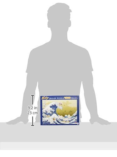 Ensky Kirby's Dream Land: Thirty-Six Scenes of the Stars - Floating Islands - Under the Great Wave, 51 X 73.5 Cm, 1000 Piece Jigsaw Puzzle (1000T-156)