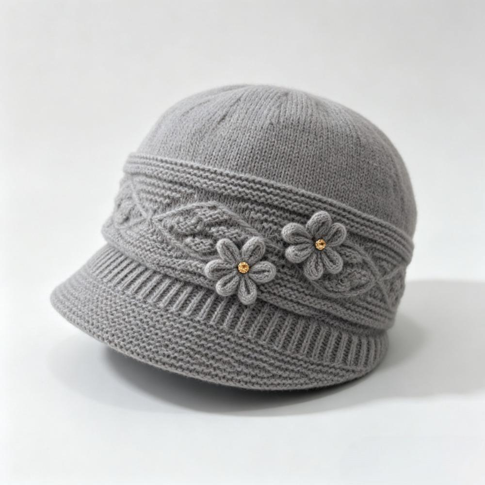 Thickened Winter Bucket Hat Windproof Knitted Beanie Gift Ready Fisherman Hat  Walking