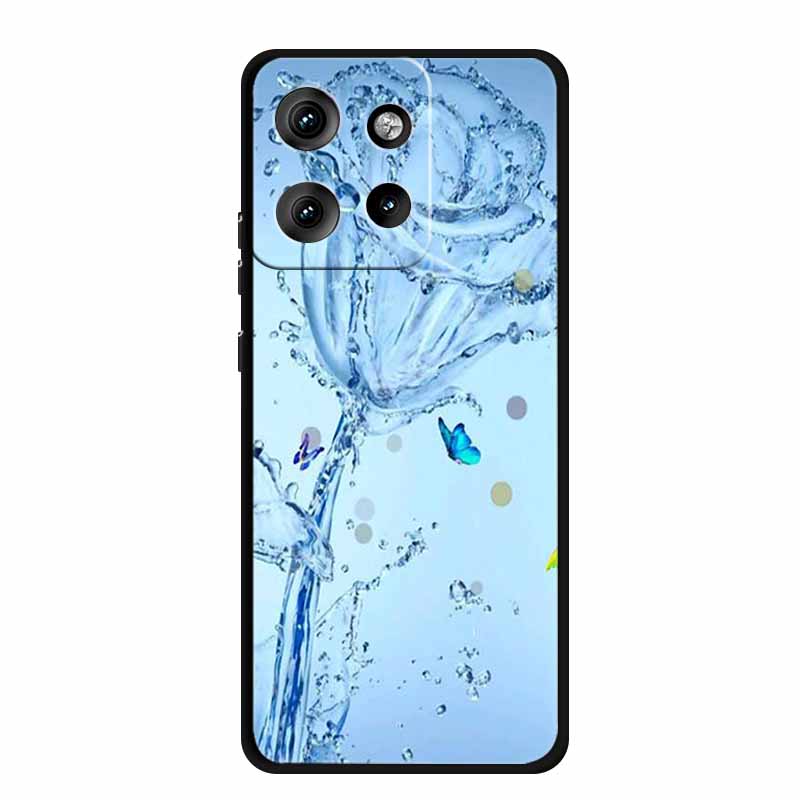 Etui do Motorola Edge 50 Neo Zwierzęta Miękki Silikon TPU Etui na Telefon Tylna Pokrywa Dla Motorola Moto S50 5G Wilk Ochrona Nowe Coque