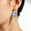 Earrings for Women: High-End Retro Ocean Style Jellyfish Ear Drops, Girls Series, Versatile and Elegant