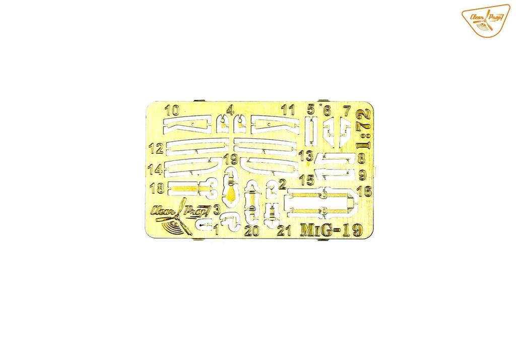 Clearprop Supersonic Fighter Plastic Model Kit CPU72056 1/72 MiG-19P All-Weather (Airplane)