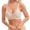 Women S Seamless Wirefree Plus Size Full Cup Thin Cup Bra Adjustable Strap