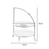 Multi-Tier Stainless Steel Afternoon Tea Dessert Stand