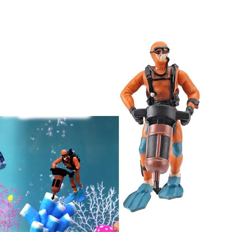 

Аквариум Настольный Маленький Аквариум Украшения Орнамент Водолаз Плавающий Креативный ПВХ Кукла One Size