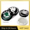 Car Sticker 2025 Hot 4pc 55mm 65mm Car Original Wheel Center Cover Hub Cap Emblem Replacement For Skoda Octavia Rapid Fabia Yeti