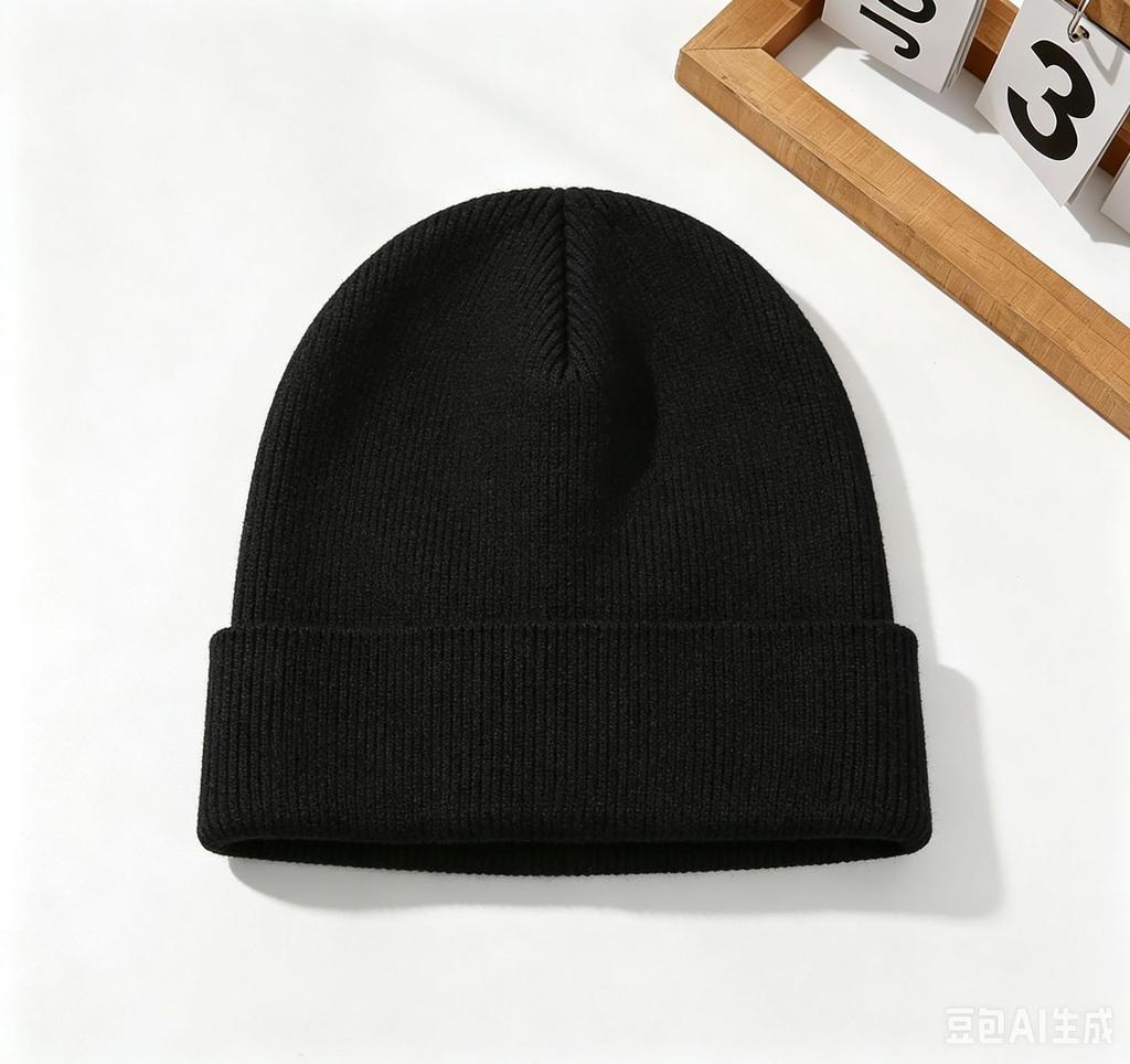 Autumn and Winter Solid Color Versatile Knitted Hat Men's and Women's Fashion Simple Wool Hat Street Trend Cold Hat Pullover Hat