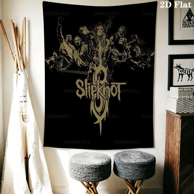 Slipknot Band'S Evolution Tapestry Fashion Print Background Cloth Homestay Soft Decoration Tapestry Background Wall Hanging Cloth