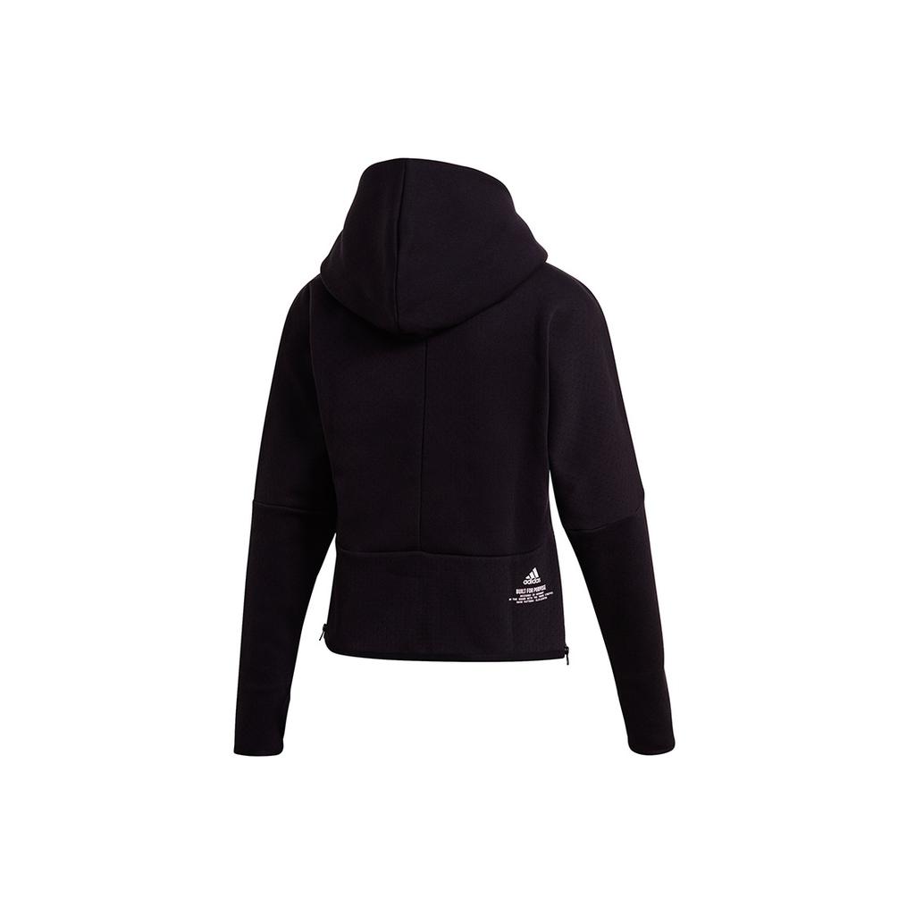 adidas ZNE Hoodie with Drop Shoulders Women Jackets Black GM3275