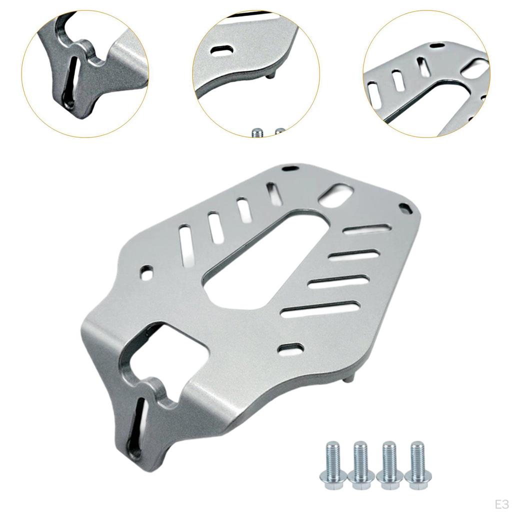 Trunk Bracket Rear Tail Box Carrier Sturdy Mounting Base Plate Aluminum Alloy Extension Support