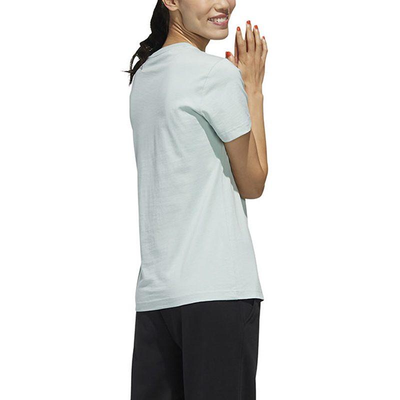 adidas T Shirts Women's Green Crew Neck Moderate Other FM6159