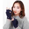 Plush Winter Gloves Screen Touchable Hand Warmer Fashion Glove Bracers  For Woman Girls