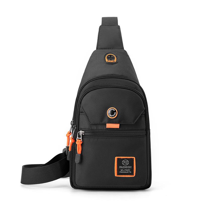 Men Chest Bags Outdoor Leisure Waterproof Shoulder Crossbody Bag Large Space Travel Chest Bag Men Practical Durable Sling Bag