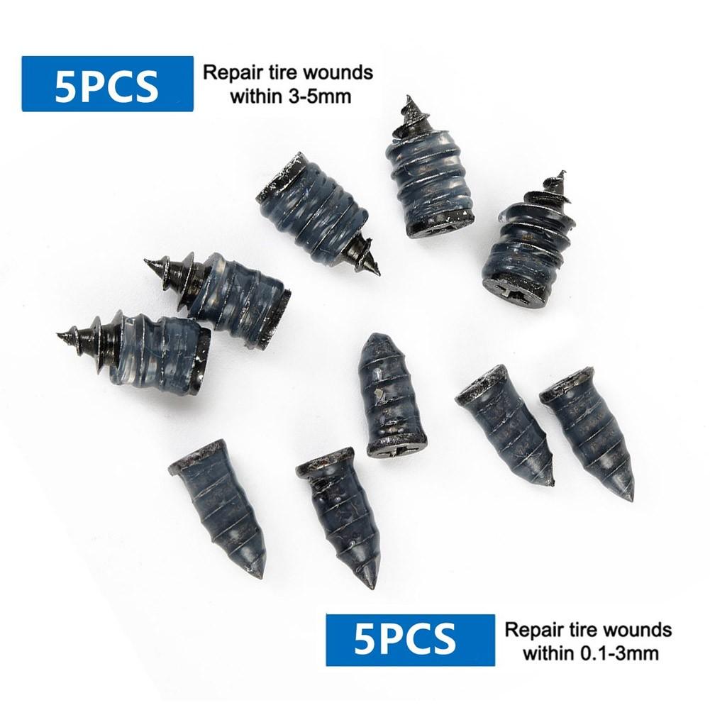 10*Tire Repair Rubber Nail Vacuum Tire Repair Kit Set Tubeless Accessories
