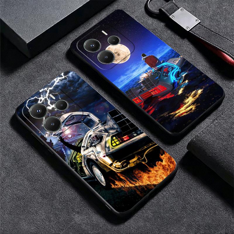 Back To The Future Soft Phone Case for Xiaomi Redmi Note 12 13 14 15 Pro Plus 11 12S 11S 11T 10 4G Black Cover Back Shell