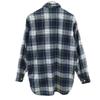 Deacon Brothers 60s 70s Vintage Check Pattern Long Sleeve Open Collar Shirt Men's Used