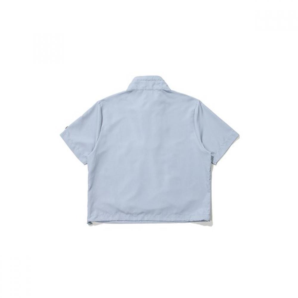 Bbc Earth Planet Embroidery Short Sleeve Anorak  Blue    Albert