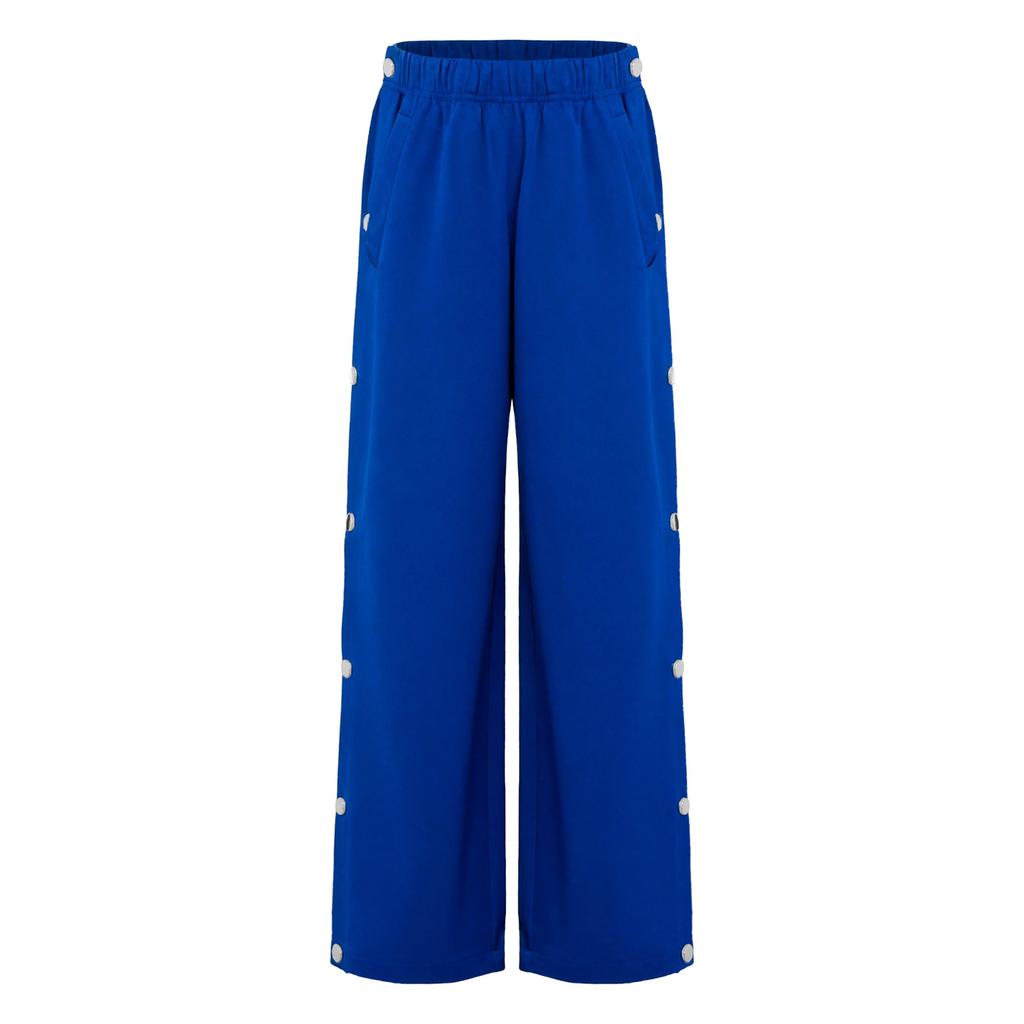Pantaloni della tuta unisex per bambini con bisogni speciali, abbigliamento adattivo, con bottoni a pressione laterali a strappo