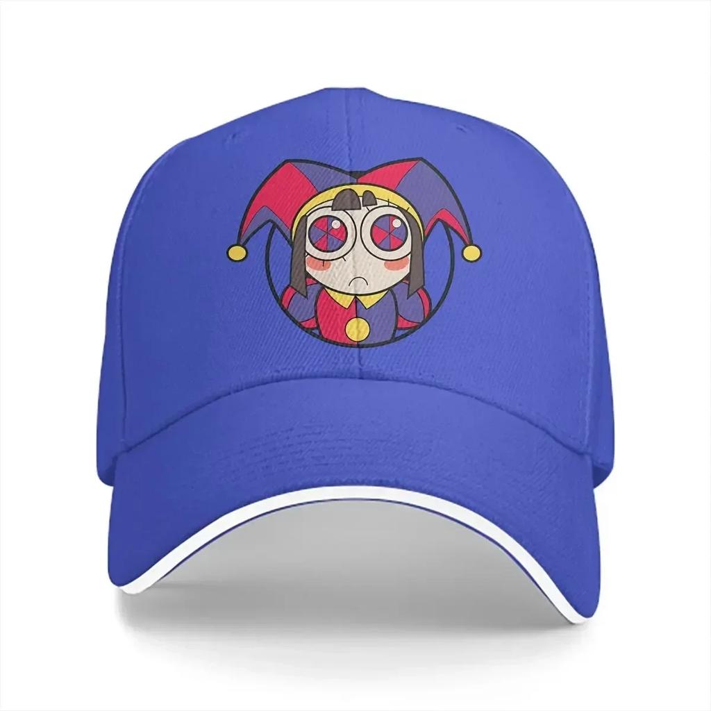 Pomni porta Cappellino da Baseball Uomo Cappelli Donna Visiera Protezione Snapback The Amazing Digital Circus Cappellini