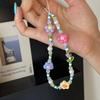 Stylish Floral Pearl Beaded Phone Lanyard for Women – Light Luxury, High-End Feel, Anti-Lost Chain