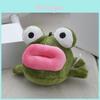 Frog Plush Keychain With Pp Cotton Filling For Backpack Car Keys Decor