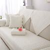 Cotton Sofa Cushion, Universal Fabric For All Seasons, Non-Slip Solid Wood Seat Cushion, Simple Modern Leather Sofa Cover, Backrest Towel