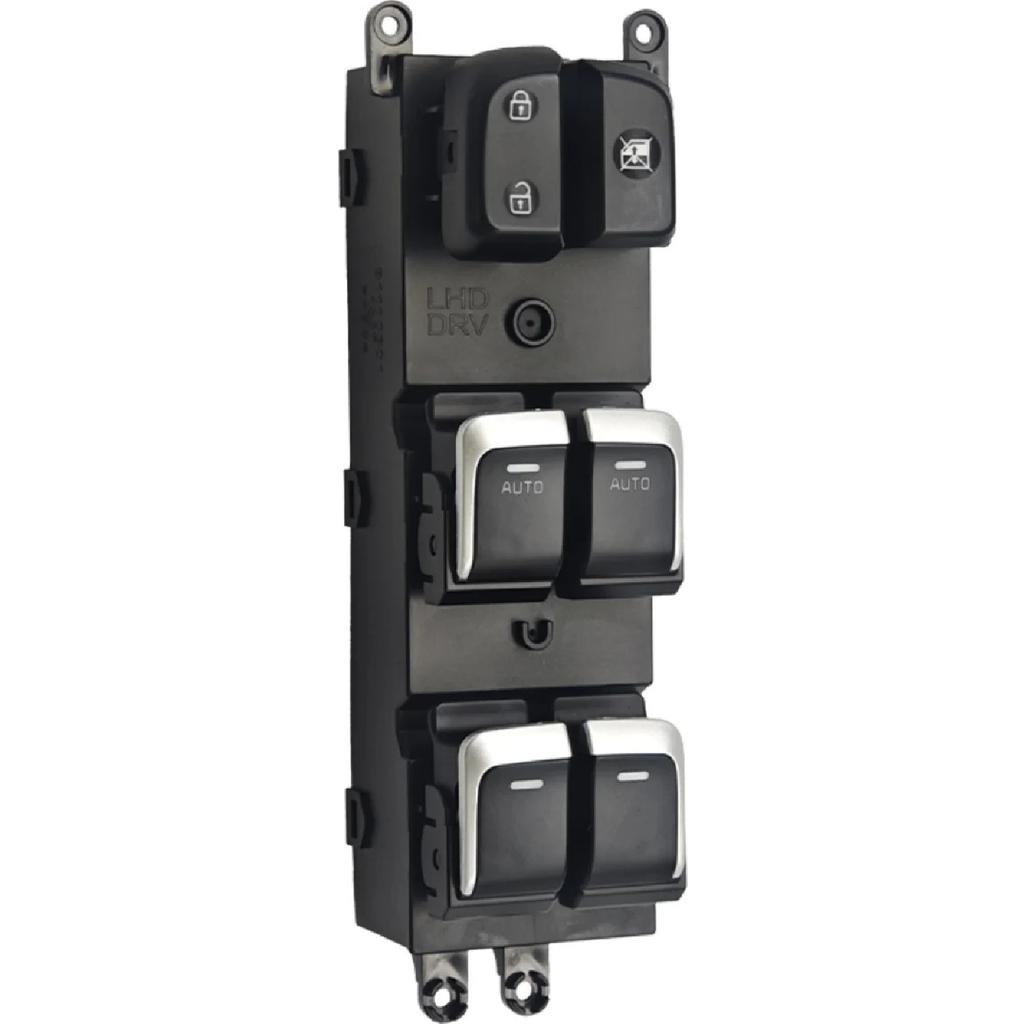 2 AUTO Power Window Main Control Switch Chroem For KIA SOUL 2014-2019 Window Regulator Button Switch 93570-B2130CA 93570-B2140CA