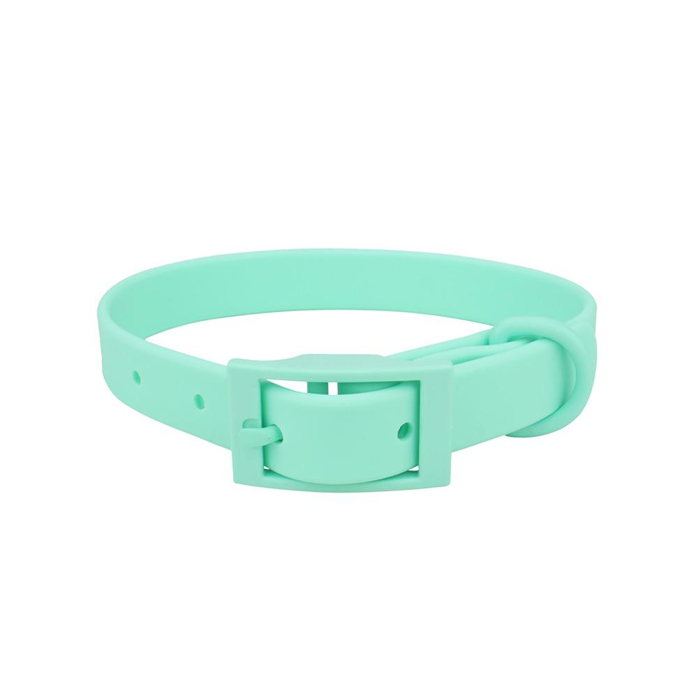 XS/S/M/L/XL Dog Collar Adjustable PVC Waterproof Pet Cat Collar for Small Medium Big Dogs Imitation Silicone