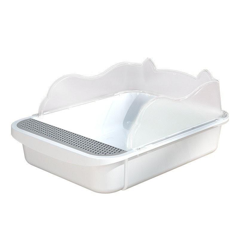 Extra Stor Halvsluten Kattlåda med Anti-Spårningsdesign