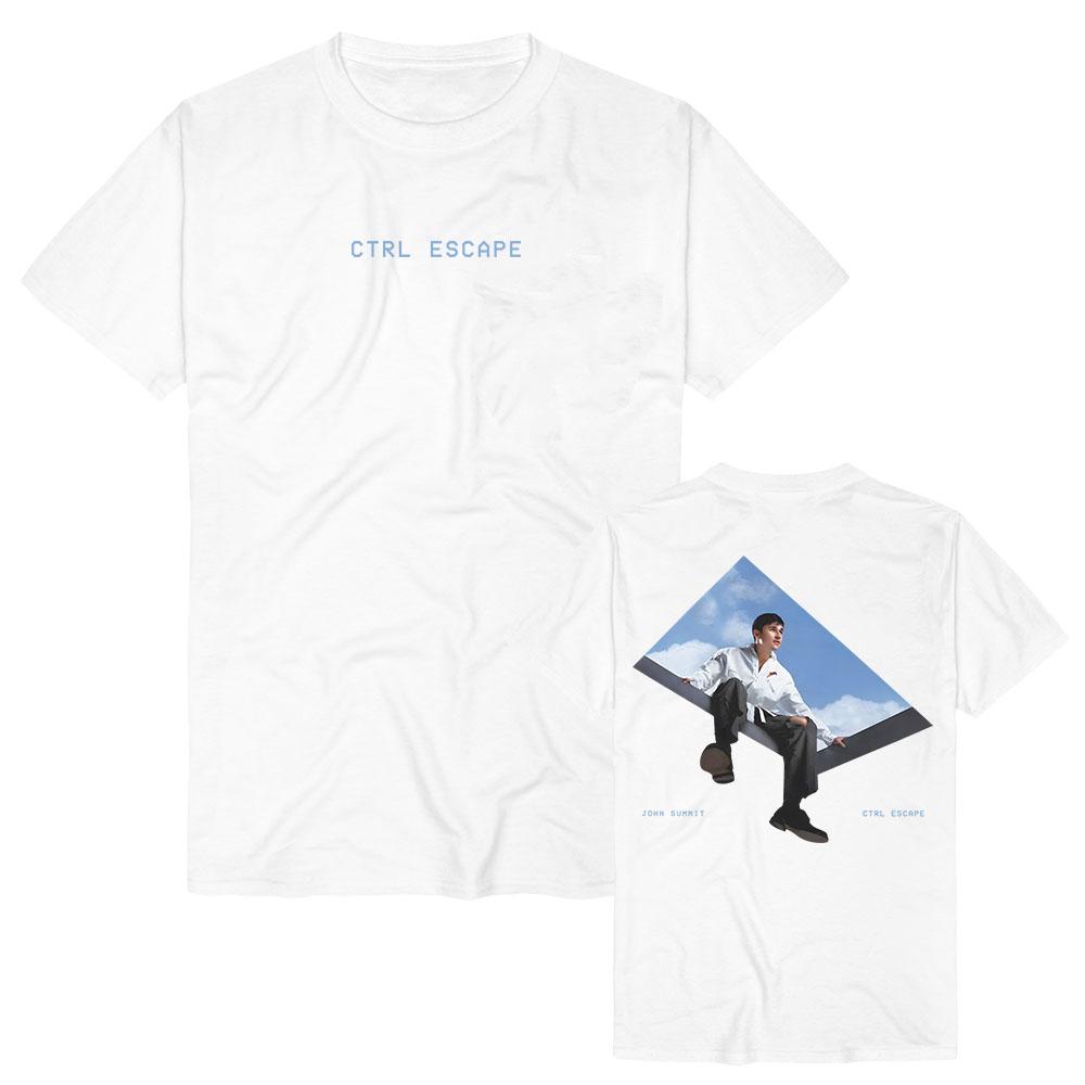 CTRL ESCAPE Tee JOHN SUMMIT Singer GRAPHIC T-shirt Unisex Streetwear Cotton Short Sleeve Soft Male Tshirts Graphic Print Tops XS
