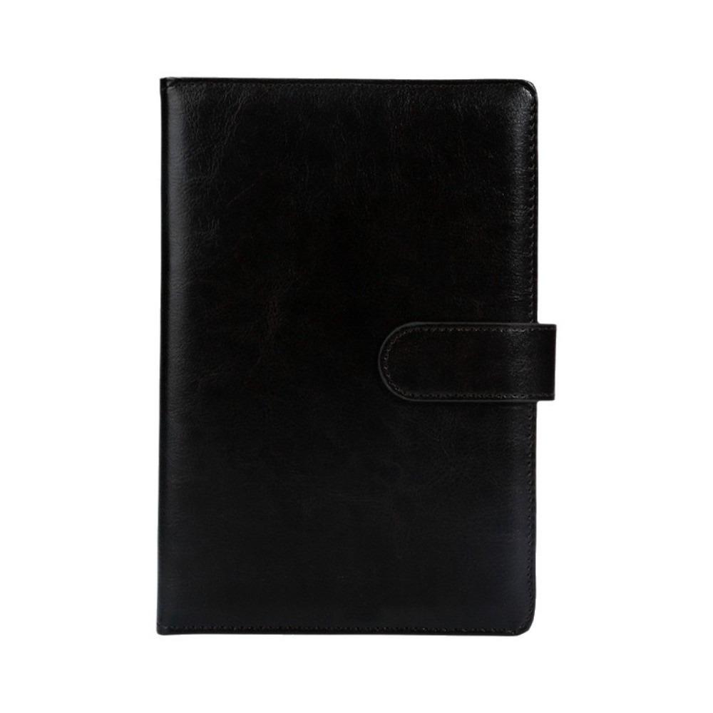 A5 Business Notebook PU Leather Hardcover Notebook Simple Meeting Record Book  Office Stationery