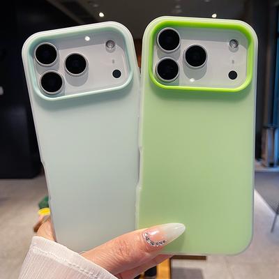 Luxury 2in1 Candy Phone Case for IPhone 17 Air 12 13 14 15 16 Pro Max TPU+PC Shockproof Bumper Back Cases Protect Cover