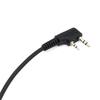 High Sensitivity 2 Pin Hand Speaker Microphone for UV5R 888S Professional Patrol Two Way Radio Communication Work Sites